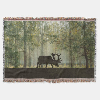 Couverture Orignaux dans l'illustration de forêt
