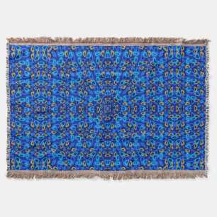 Couverture Ornement abstrait bleu multicolore