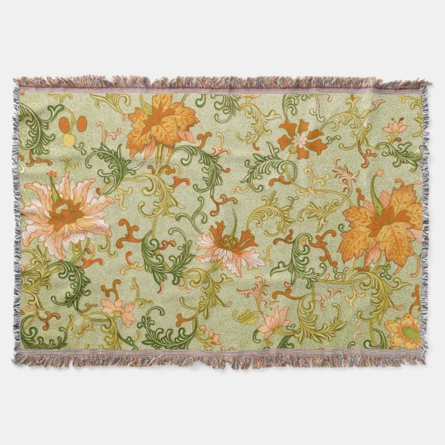 Couverture Ornement chinois vintage Jones Flowers (Devant)