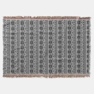 Couverture ornement de Noël nordique hiver scandinave nork