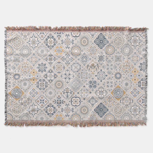 Couverture Ornement traditionnel portugais et espagnol Boho  (Devant)