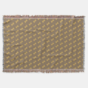 Couverture os pour la texture de chien