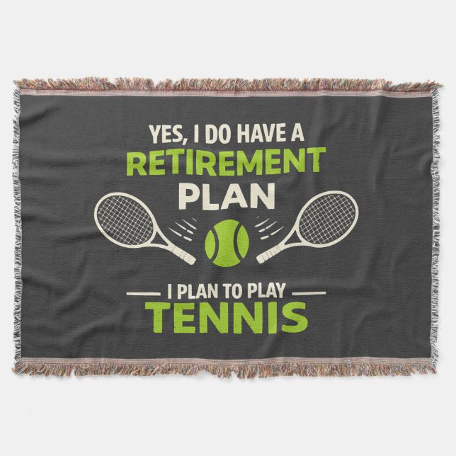 Couverture Oui, j'ai un plan de retraite Tennis (Devant)