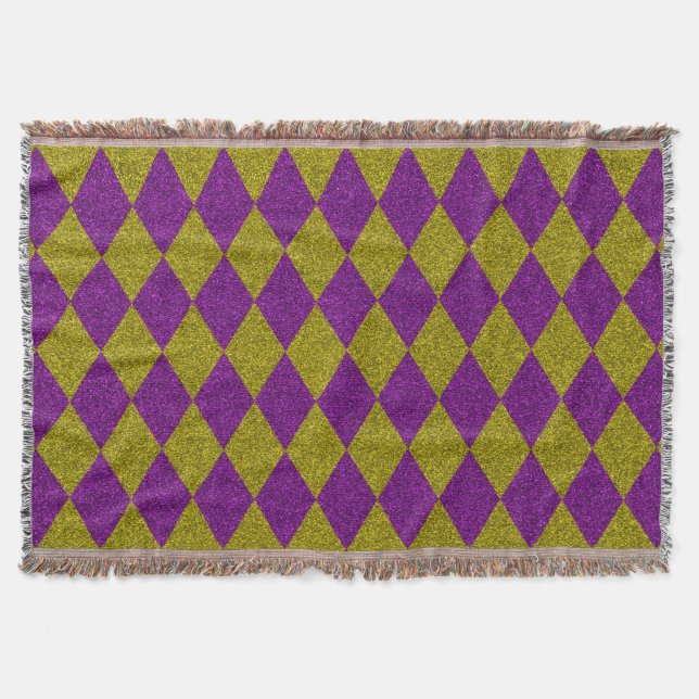 Couverture Pailleté de diamant violet et or (Devant)