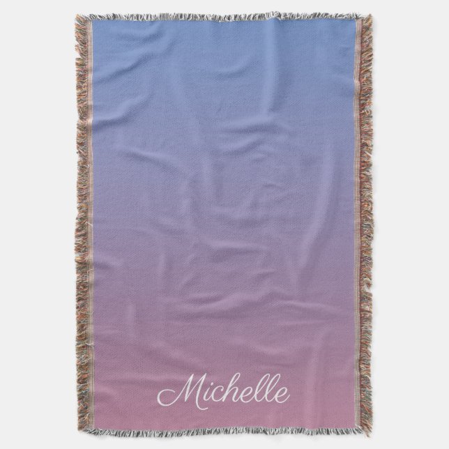 Couverture Pale rose et bleu dégradé ombre (devant Vertical)