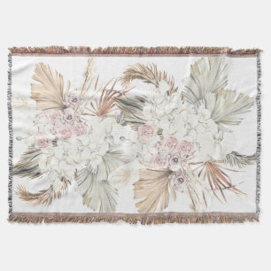 Couverture Pampas Naturelle Séché Herbe Tropicale Jungle Flor