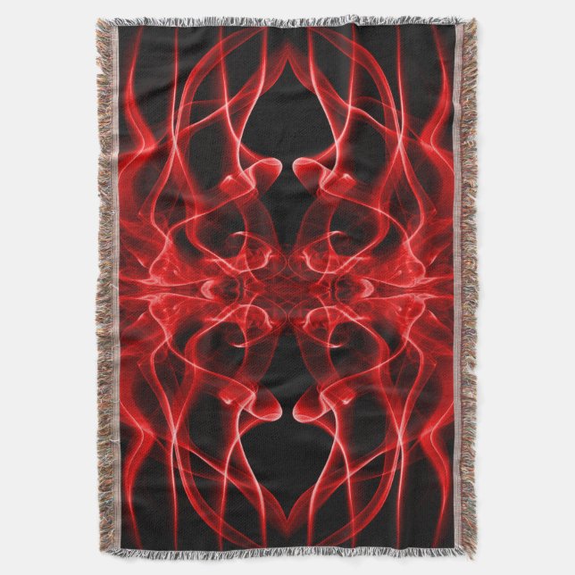 Couverture Panaches de Fumée Rouge sur Fond Noir (devant Vertical)