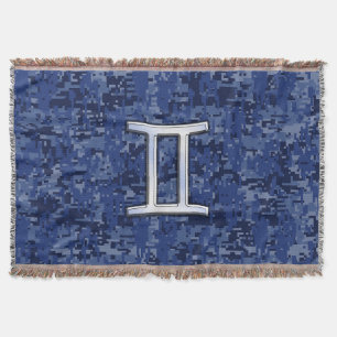 Couverture Panneau Zodiac Gemini Marine Camo numérique bleu
