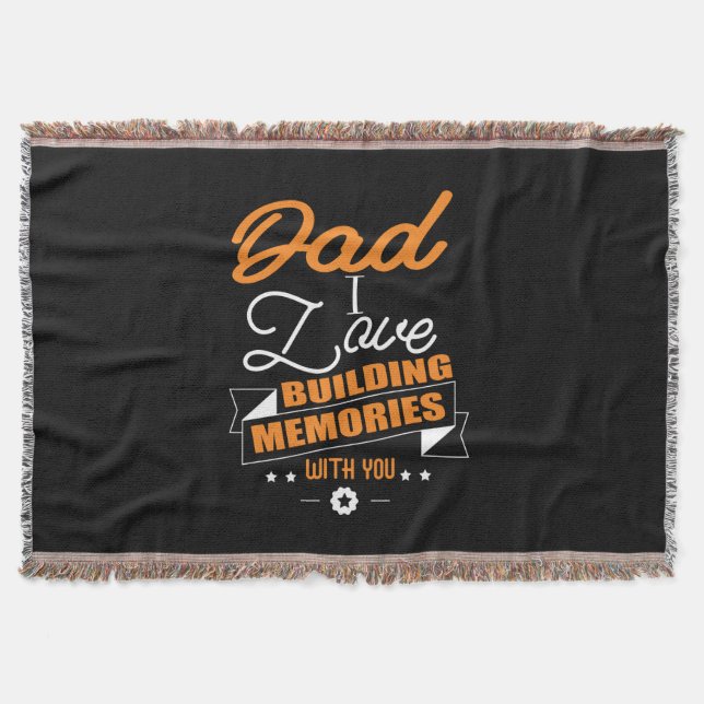 Couverture Papa Cadeau Amour Construire des souvenirs avec to (Devant)