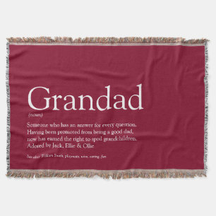 Couverture Papi Grand-père Papy Définition Bourgogne