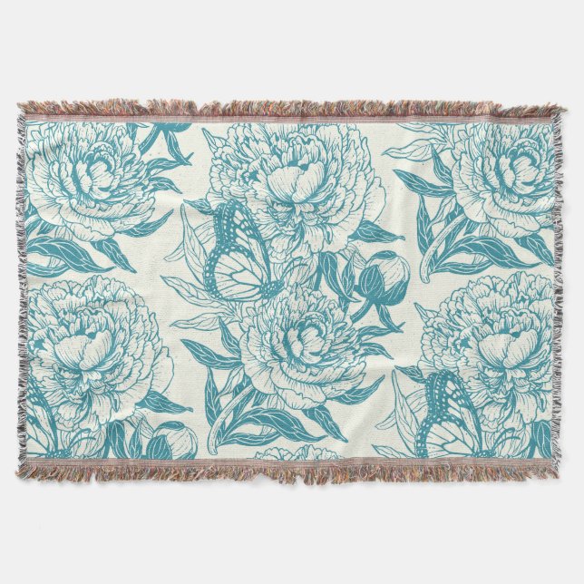 Couverture Papier à peintres et papillons, lagon Bleu (Devant)
