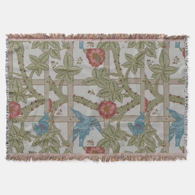 Couverture Papier peint à motif treillis de William Morris (Devant)