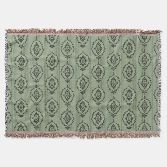 Couverture Papier peint baroque en vert (Devant)
