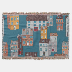 Couverture Papier peint Cartoon City Vintage