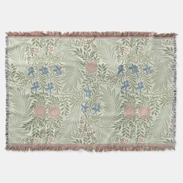 Couverture Papier peint floral de William Morris Larkspur (Devant)