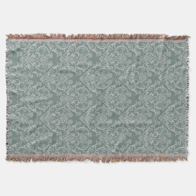 Couverture Papier peint floral vert (Devant)
