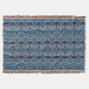 Couverture Papier peint Tulipe Rose Navy Blue de William Morr