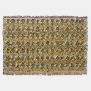 Couverture Papier Peint Vintage Tulipe Lily Or William Morris