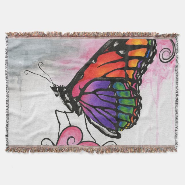 Couverture Papillon Monarque Arc-en-Ciel Original Fantastique (Devant)