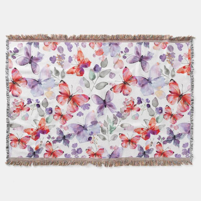 Couverture Papillons rouges violets (Devant)