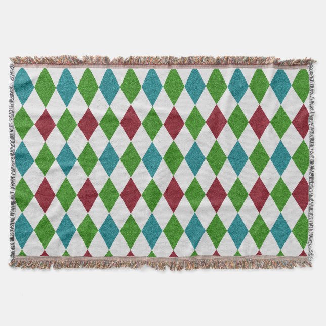 Couverture Parties scintillant Diamant multicolore (Devant)