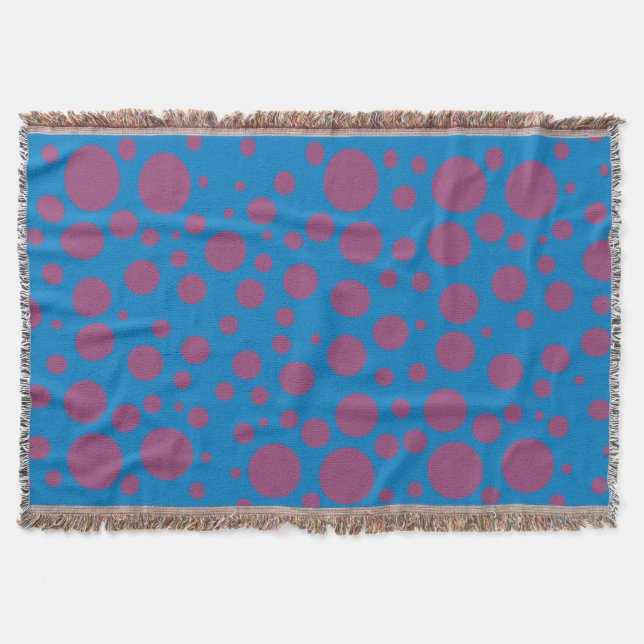 Couverture passion pourpre sensation de lune bleue art vertig (Devant)