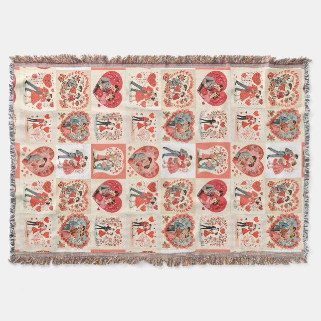 Couverture Patchwork de la Saint-Valentin des Swingin' Sixtie (Devant)