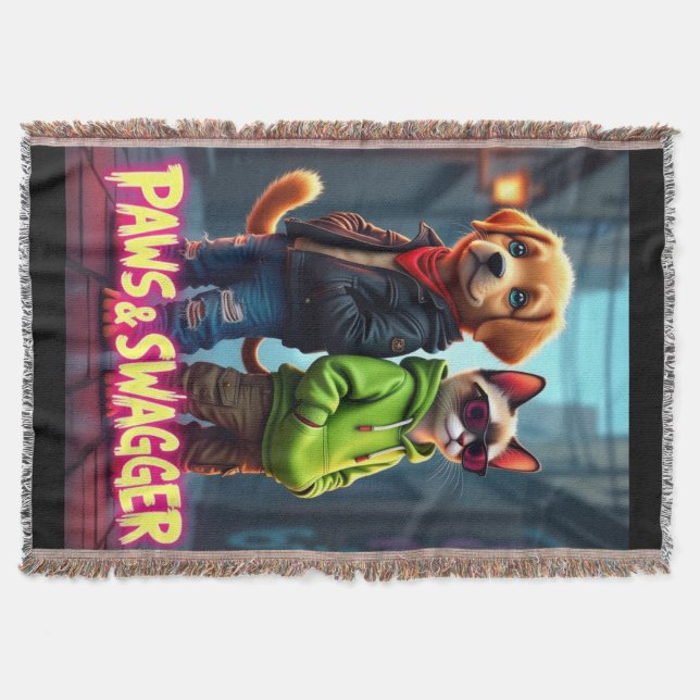 Couverture Pâtes & Swagger™ Élégante Vêtements pour animaux d (Devant)