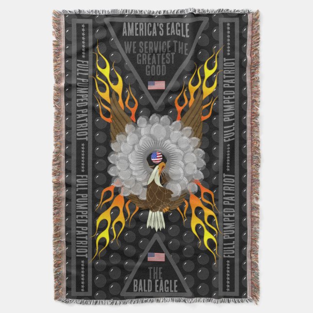 Couverture Patriote à part entière de l'aigle américain (devant Vertical)