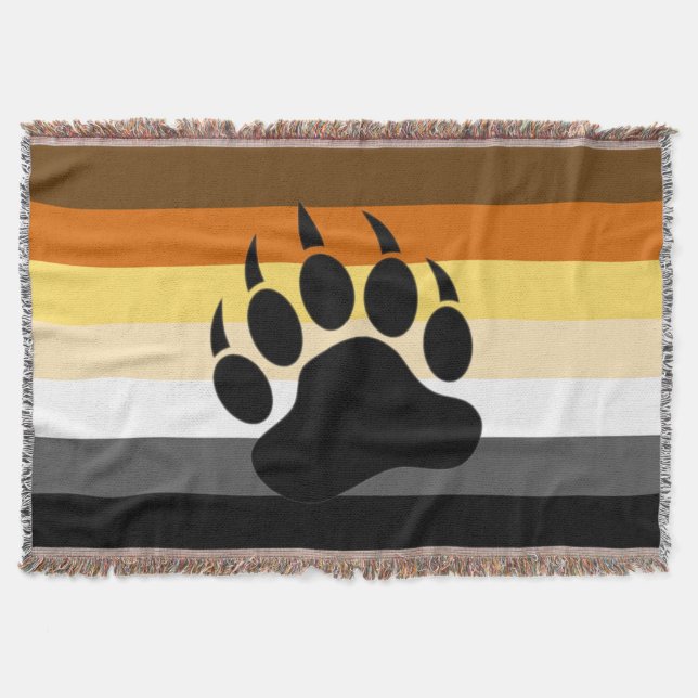 Couverture Patte d'ours géniale sur le drapeau de la fierté d (Devant)