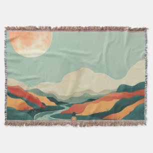 Couverture Paysage Abstrait de Boho (14)