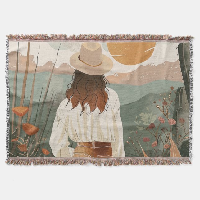 Couverture Paysage Abstrait de Boho (20) (Devant)