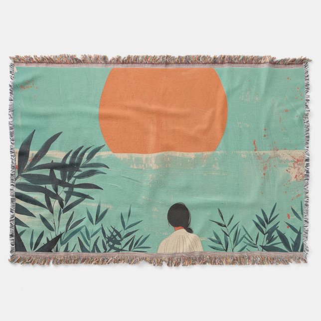 Couverture Paysage Abstrait de Boho (22) (Devant)