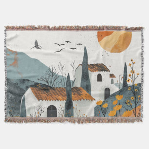 Couverture Paysage Abstrait de Boho (4)