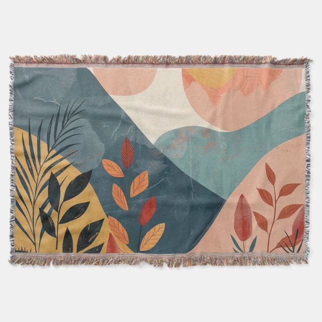 Couverture Paysage Abstrait de Boho (8) (Devant)
