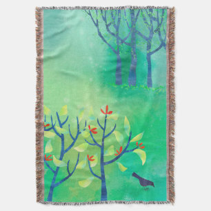 Couverture Paysage abstrait vert