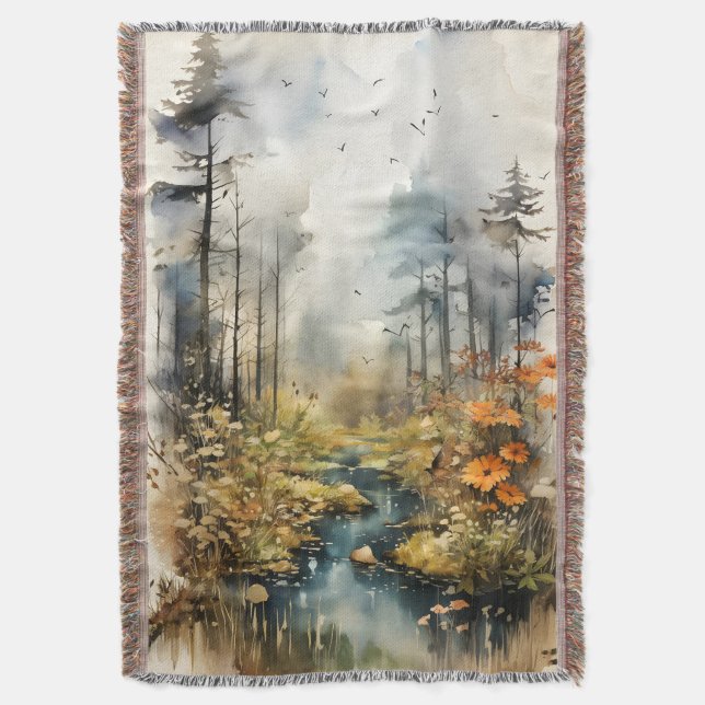 Couverture Paysage d'automne aquarelle (devant Vertical)
