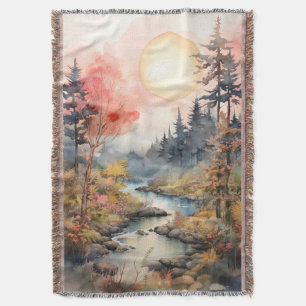Couverture Paysage d'automne aquarelle