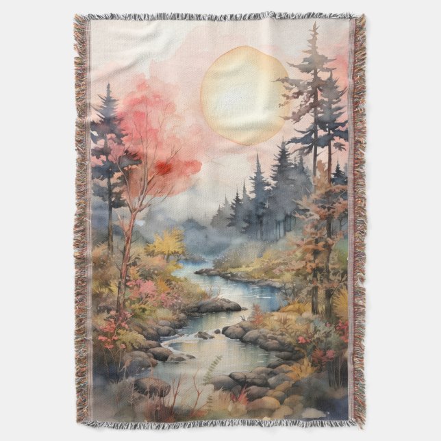 Couverture Paysage d'automne aquarelle (devant Vertical)