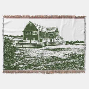 Couverture Paysage rural maison de ferme de style coupe