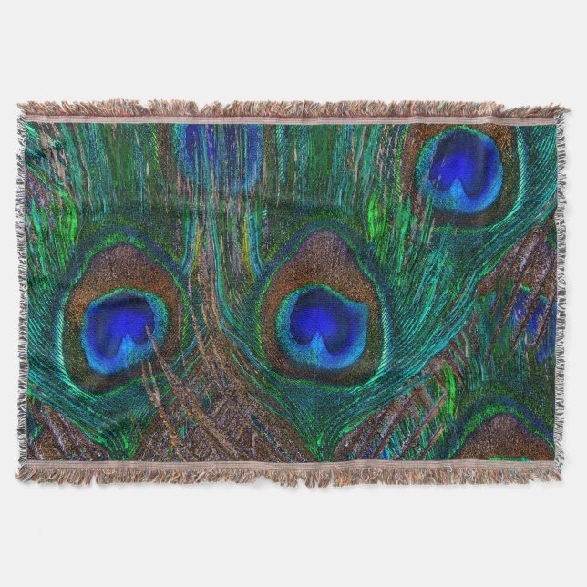 Couverture Peacock Feathers Etching Style (Devant)