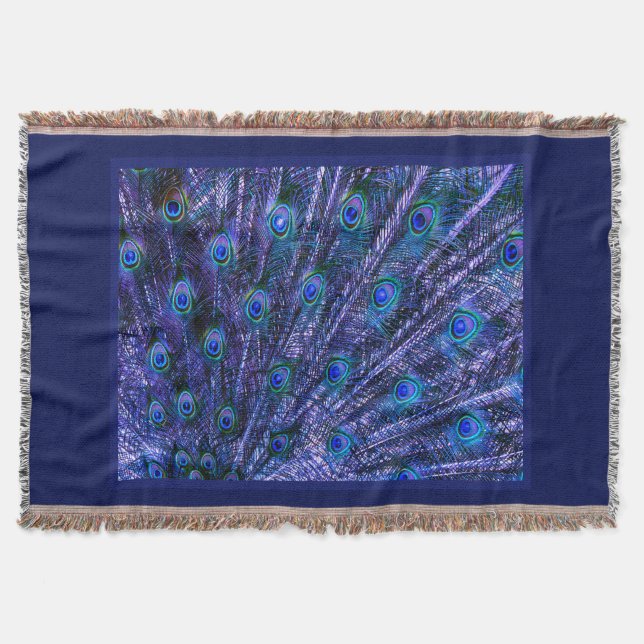 Couverture Peacock violet gros plan (Devant)