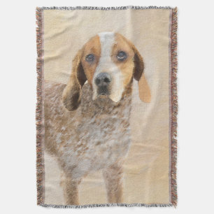 Couverture Peinture américaine anglaise sur pilon - Chien Art