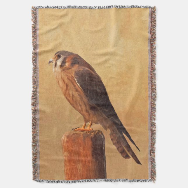 Couverture Peinture américaine Kestrel - Art original pour oi (devant Vertical)