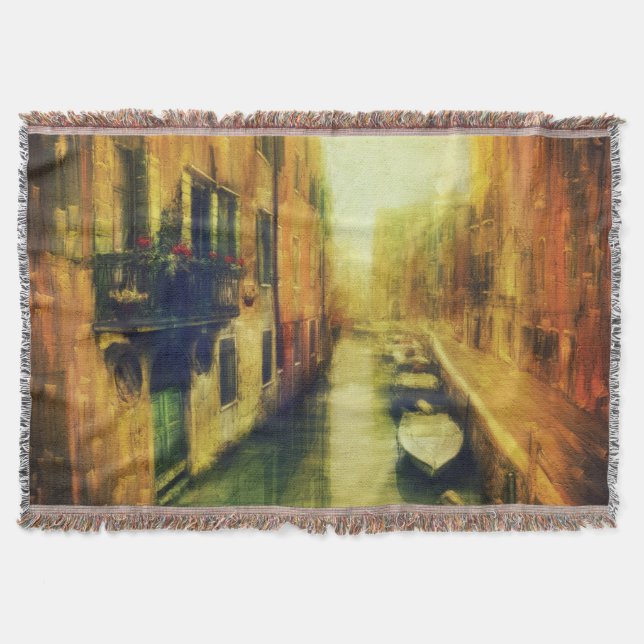 Couverture Peinture de balcon du canal de Venise (Devant)