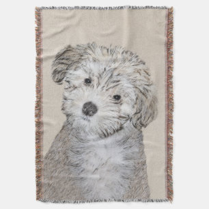 Couverture Peinture de Chien Havanais - Cute Original Chien A