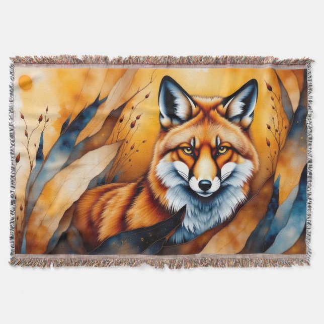 Couverture Peinture de renard d'automne (Devant)