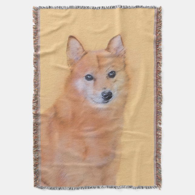 Couverture Peinture finlandaise Spitz - Jote Original Chien A (devant Vertical)