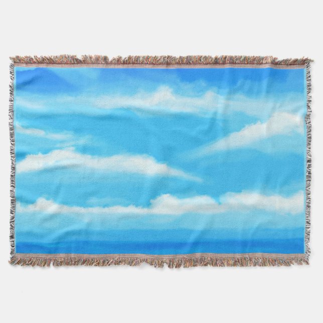 Couverture Peinture majestueuse du ciel bleu (Devant)