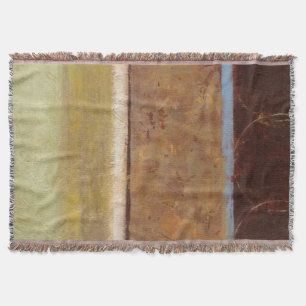 Couverture Peinture moderne dans des tons de la terre par le
